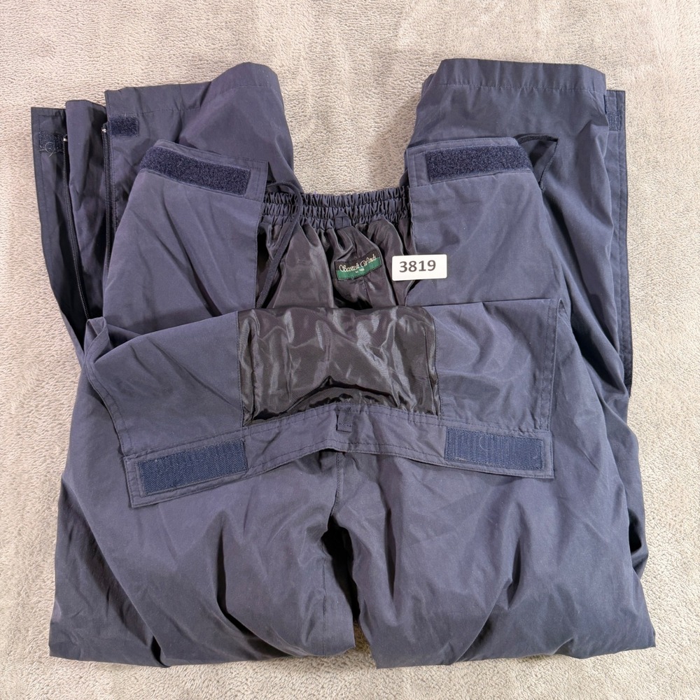 Scottish Winds Wind Pants Men M Navy Blue Elastic Waist Golf Athletic Track